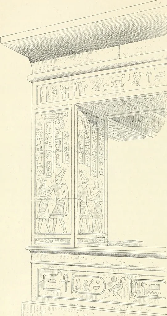 An illustration from A history of art in ancient Egypt, 1883, leaf 127