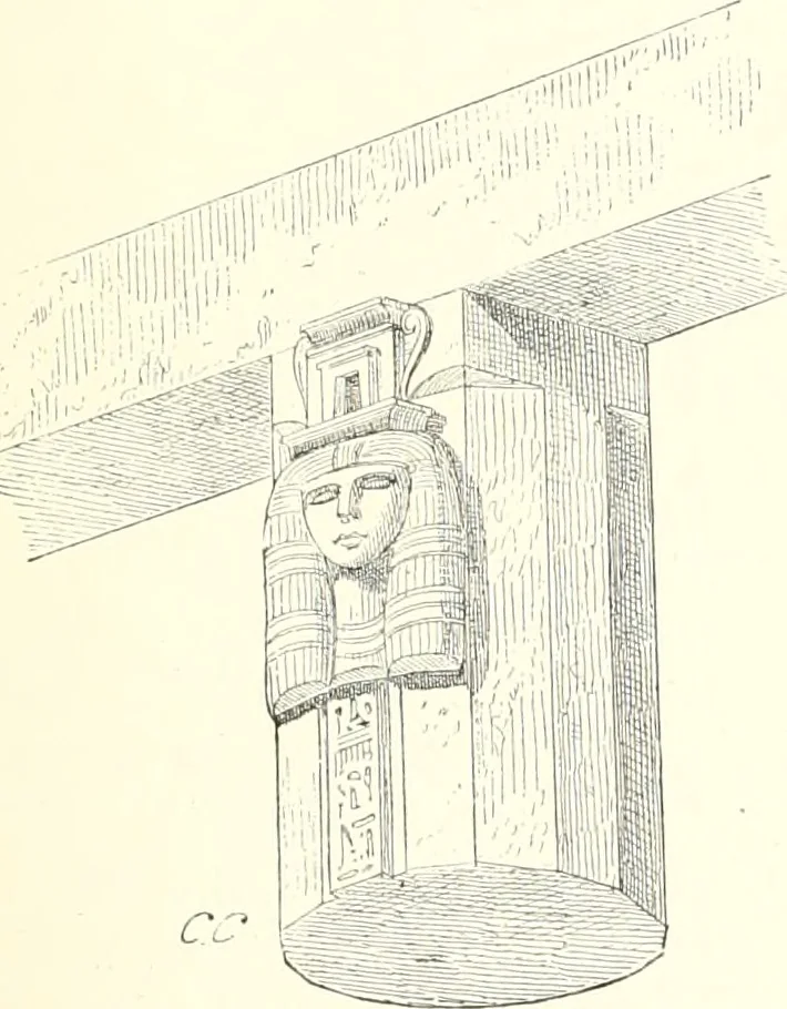 An illustration from A history of art in ancient Egypt, 1883, leaf 132