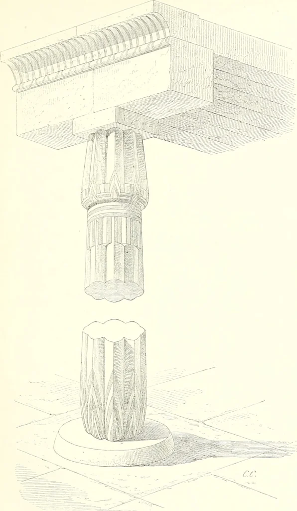 An illustration from A history of art in ancient Egypt, 1883, leaf 134