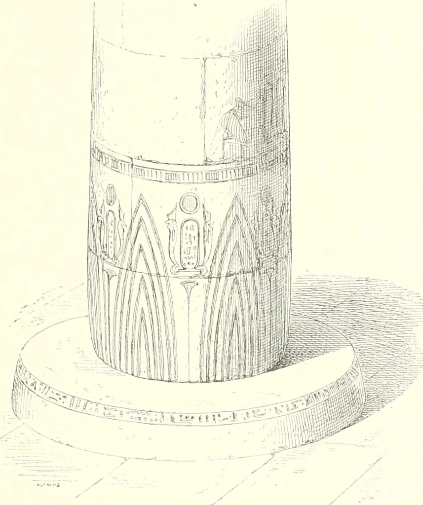 An illustration from A history of art in ancient Egypt, 1883, leaf 136