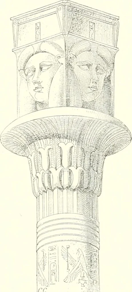 An illustration from A history of art in ancient Egypt, 1883, leaf 140