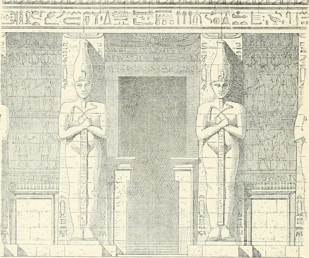 An illustration from A history of art in ancient Egypt, 1883, leaf 173