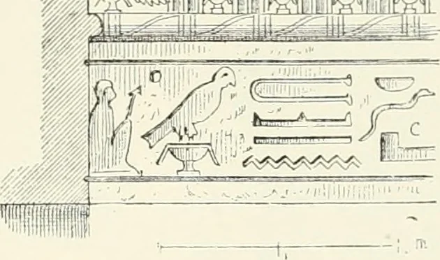 An illustration from A history of art in ancient Egypt, 1883, leaf 175