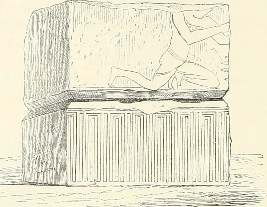 An illustration from A history of art in ancient Egypt, 1883, leaf 177