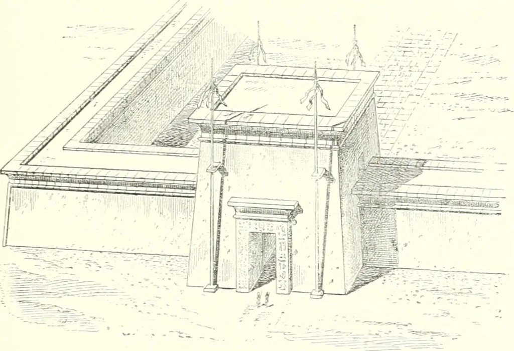 An illustration from A history of art in ancient Egypt, 1883, leaf 182