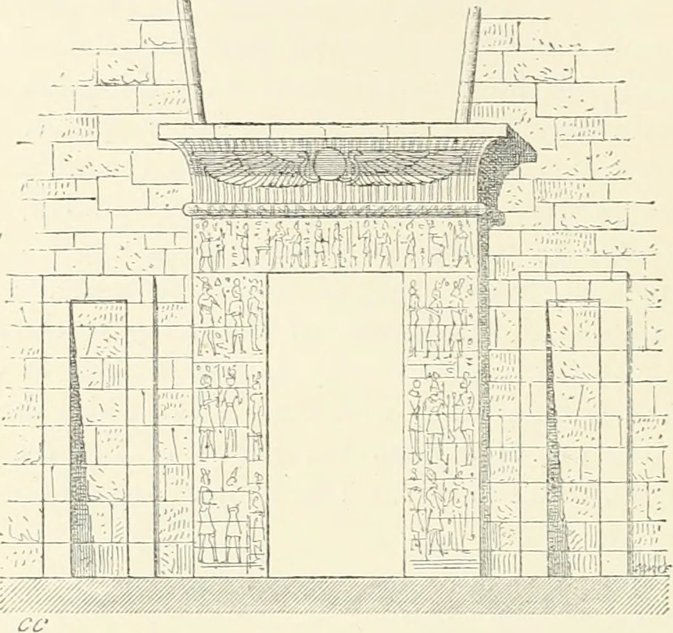 An illustration from A history of art in ancient Egypt, 1883, leaf 183