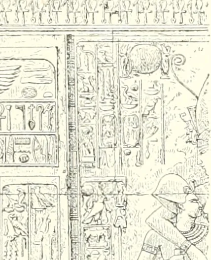An illustration from A history of art in ancient Egypt, 1883, leaf 184