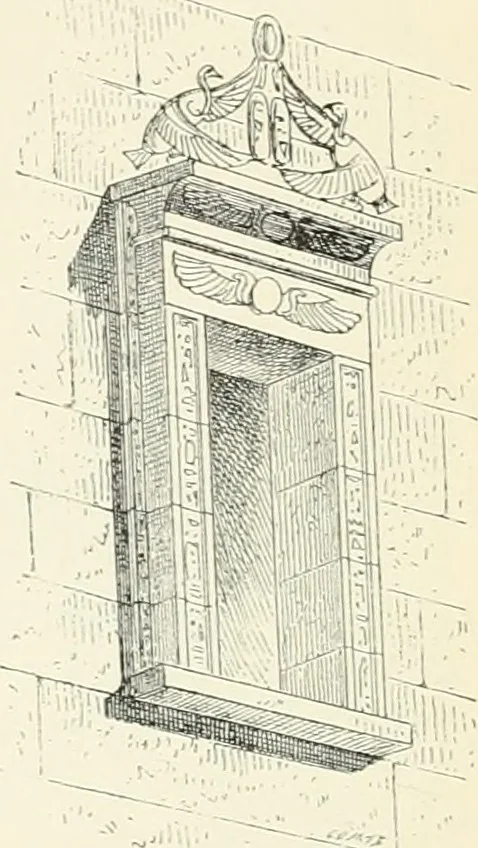 An illustration from A history of art in ancient Egypt, 1883, leaf 185