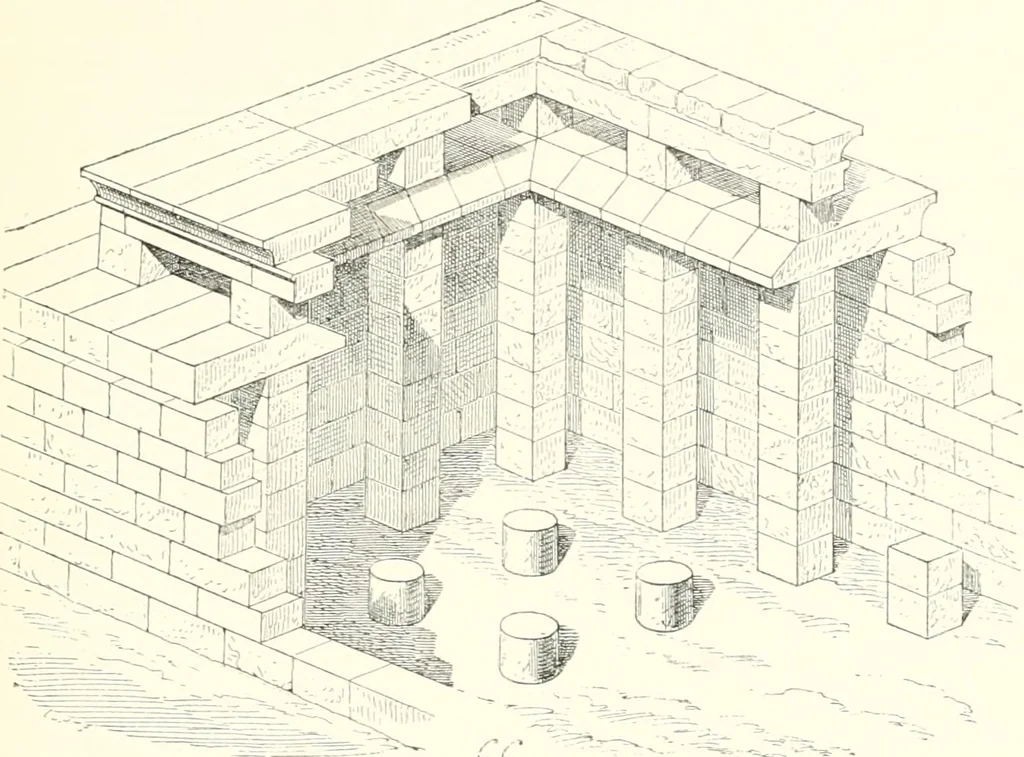 An illustration from A history of art in ancient Egypt, 1883, leaf 190