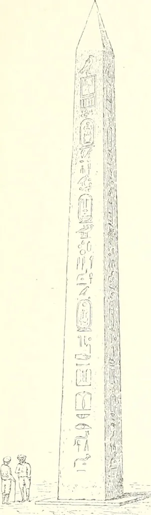 An illustration from A history of art in ancient Egypt, 1883, leaf 196