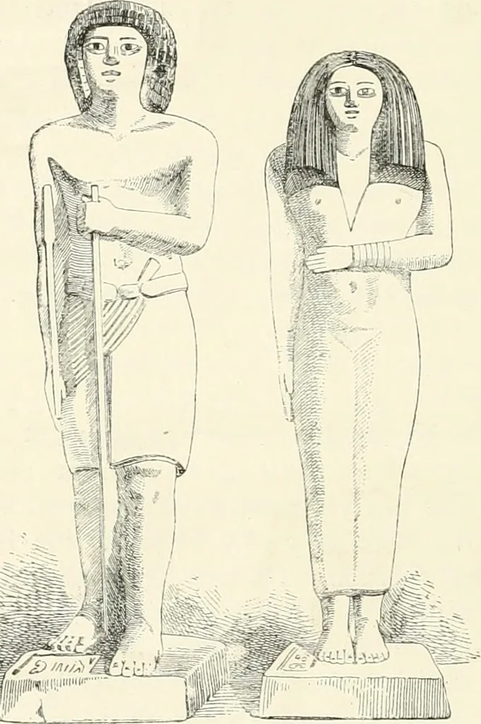 An illustration from A history of art in ancient Egypt, 1883, leaf 209