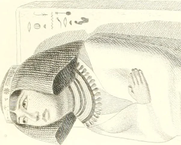 An illustration from A history of art in ancient Egypt, 1883, leaf 210