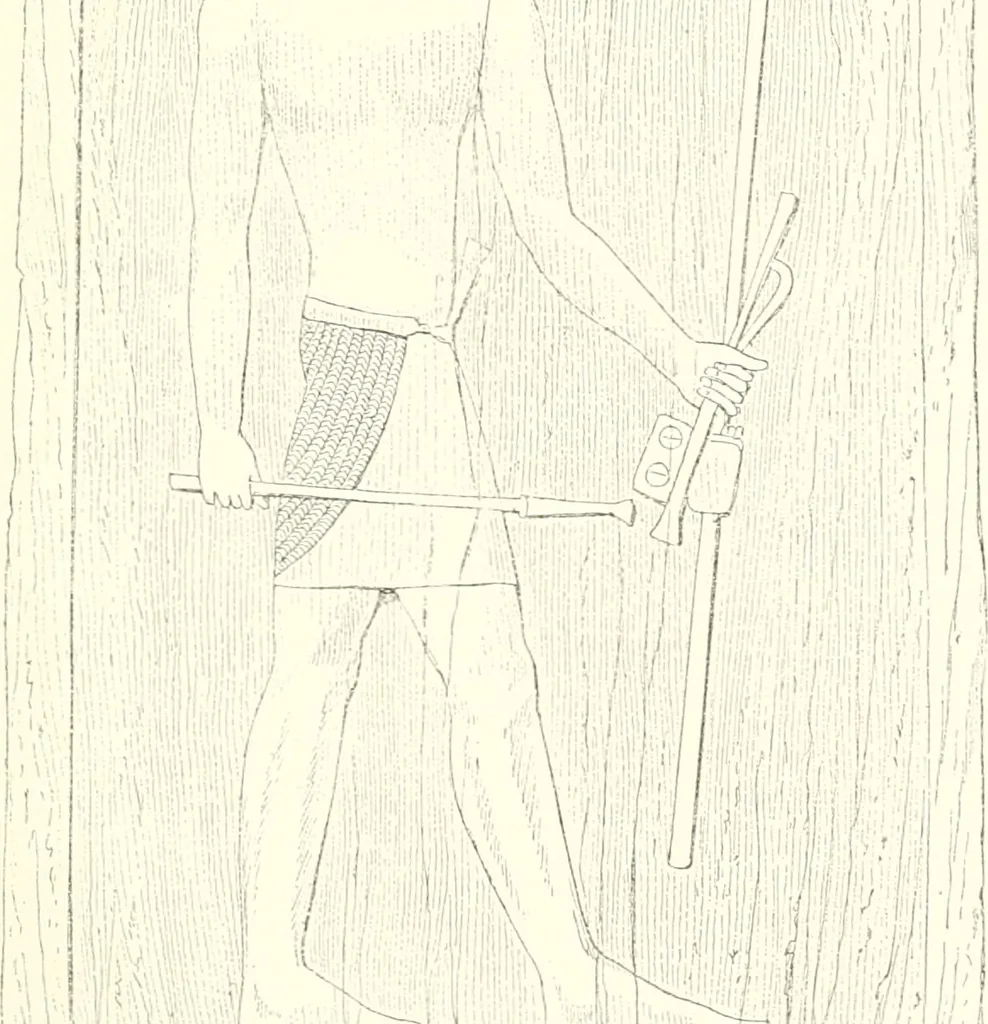 An illustration from A history of art in ancient Egypt, 1883, leaf 216