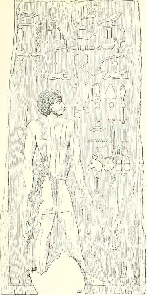 An illustration from A history of art in ancient Egypt, 1883, leaf 220