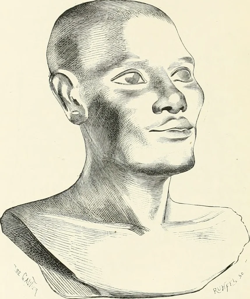 An illustration from A history of art in ancient Egypt, 1883, leaf 223