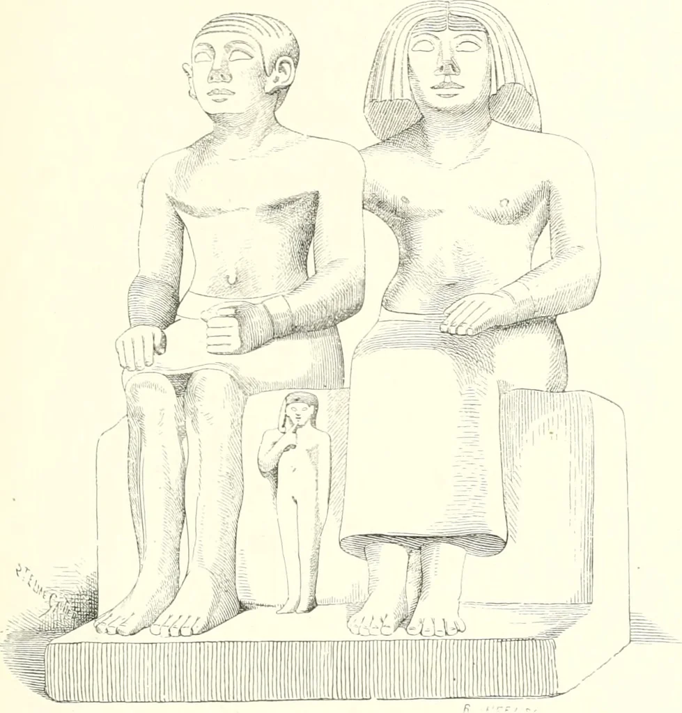 An illustration from A history of art in ancient Egypt, 1883, leaf 234
