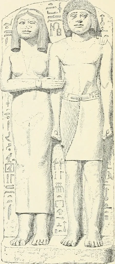An illustration from A history of art in ancient Egypt, 1883, leaf 235