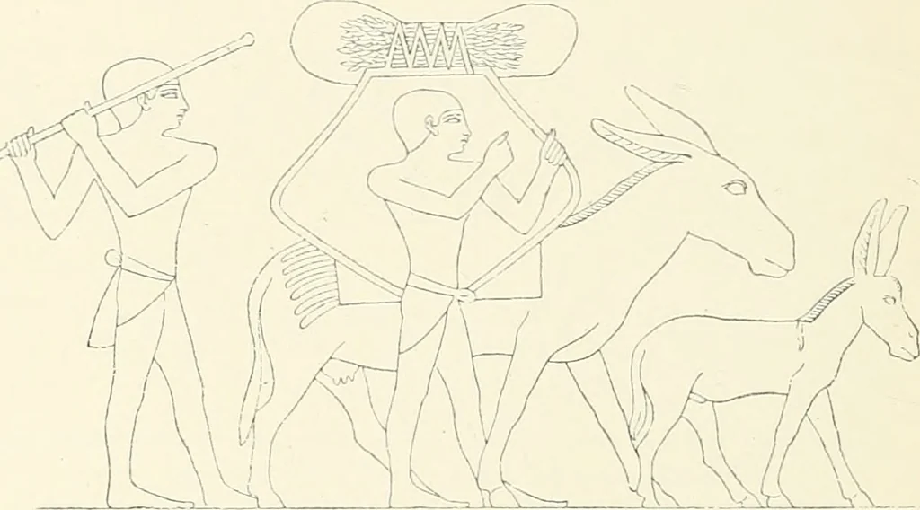 An illustration from A history of art in ancient Egypt, 1883, leaf 245