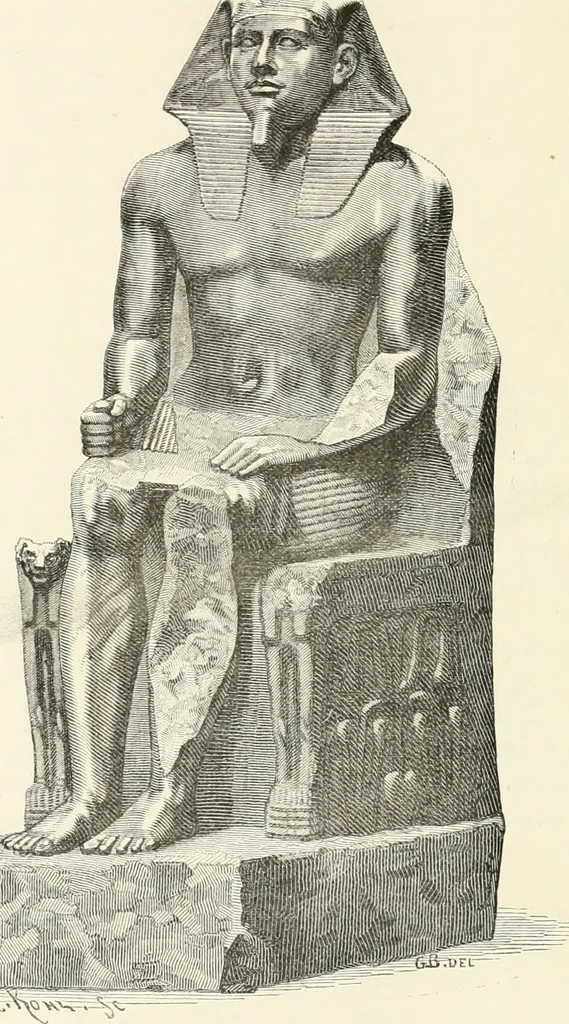 An illustration from A history of art in ancient Egypt, 1883, leaf 249