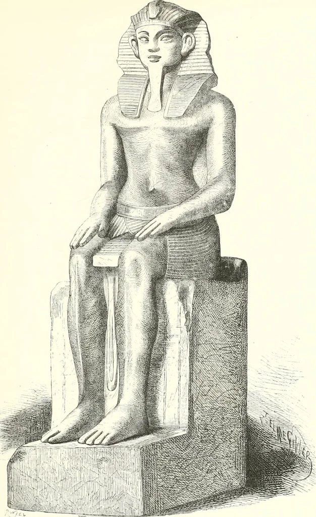 An illustration from A history of art in ancient Egypt, 1883, leaf 256