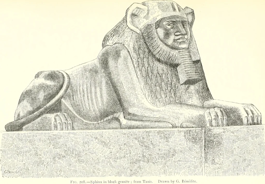 An illustration from A history of art in ancient Egypt, 1883, leaf 258