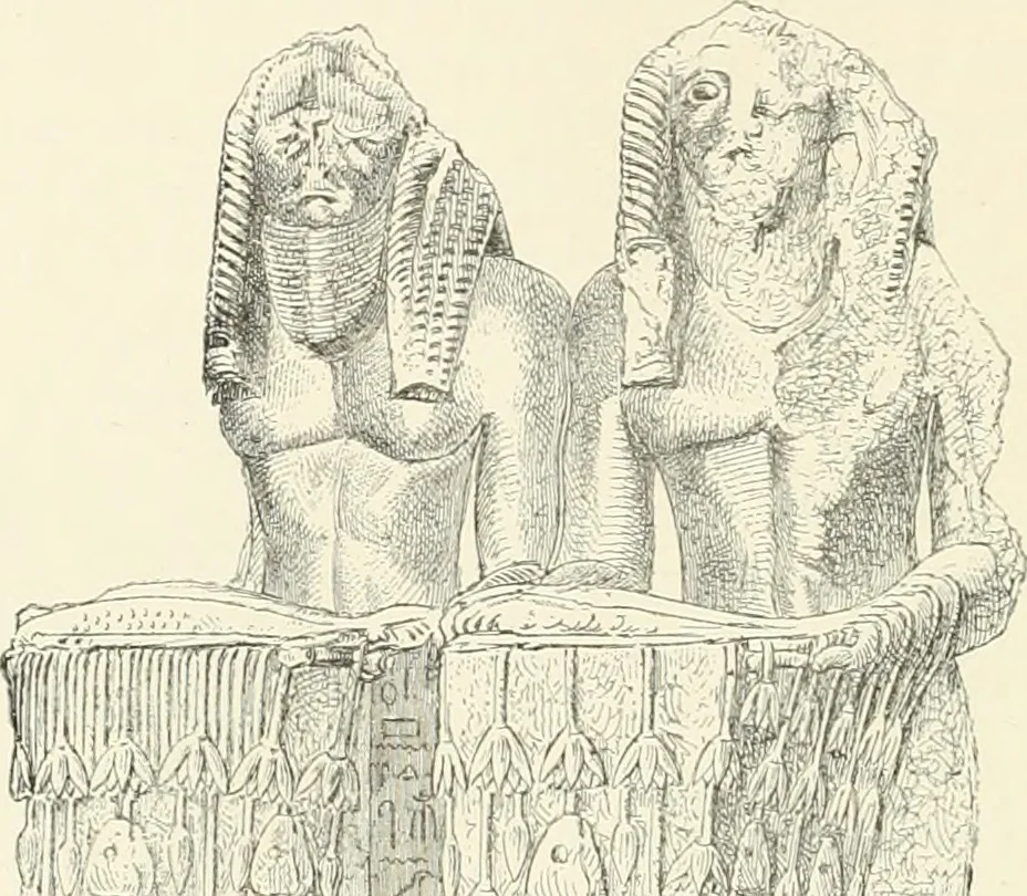 An illustration from A history of art in ancient Egypt, 1883, leaf 261