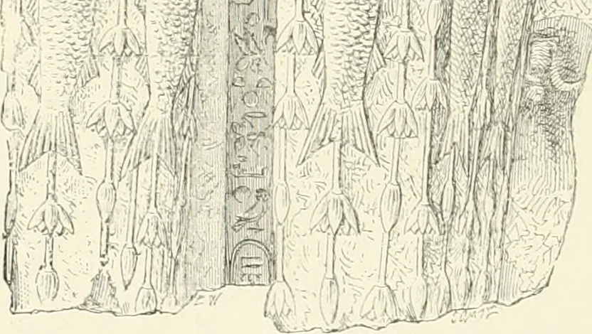 An illustration from A history of art in ancient Egypt, 1883, leaf 261