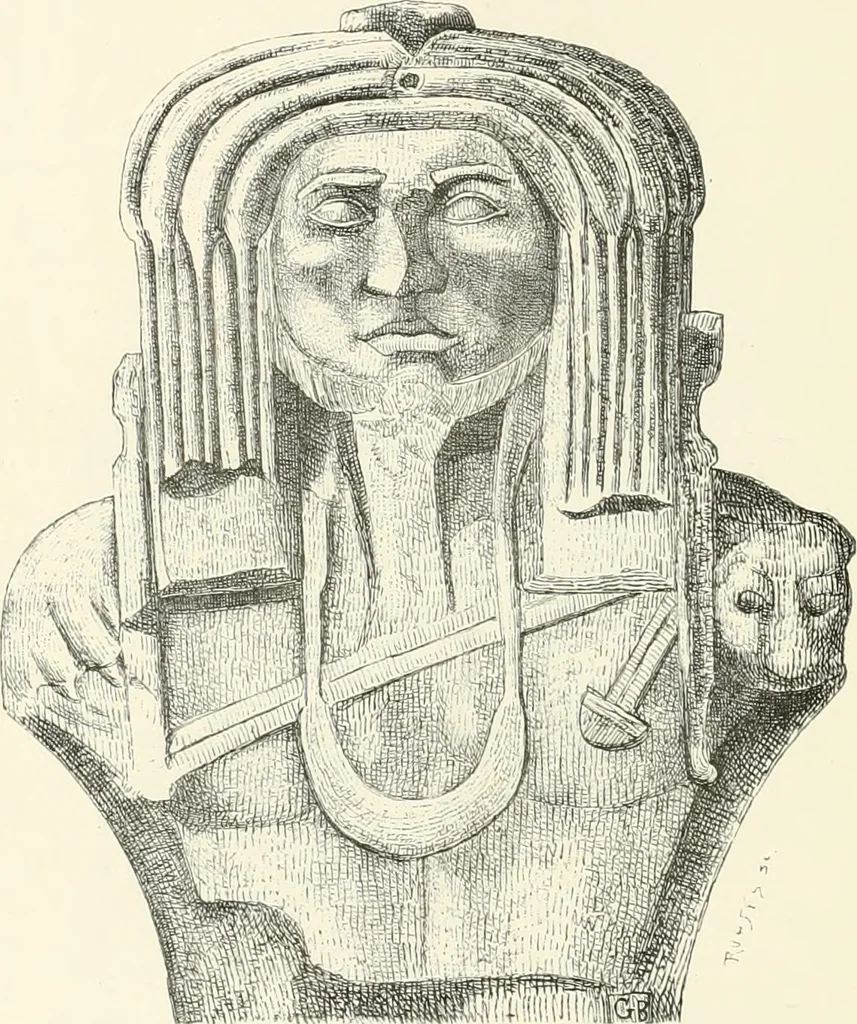 An illustration from A history of art in ancient Egypt, 1883, leaf 263