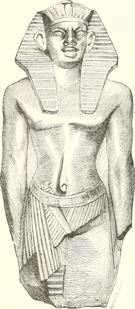 An illustration from A history of art in ancient Egypt, 1883, leaf 264