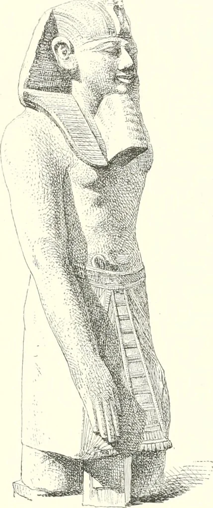 An illustration from A history of art in ancient Egypt, 1883, leaf 270