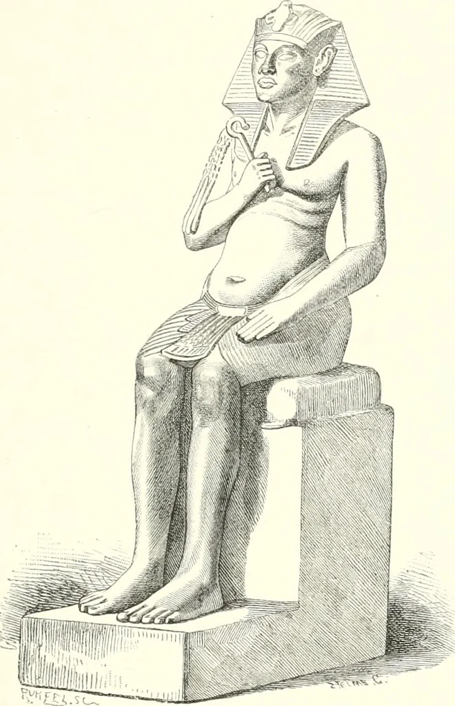 An illustration from A history of art in ancient Egypt, 1883, leaf 274