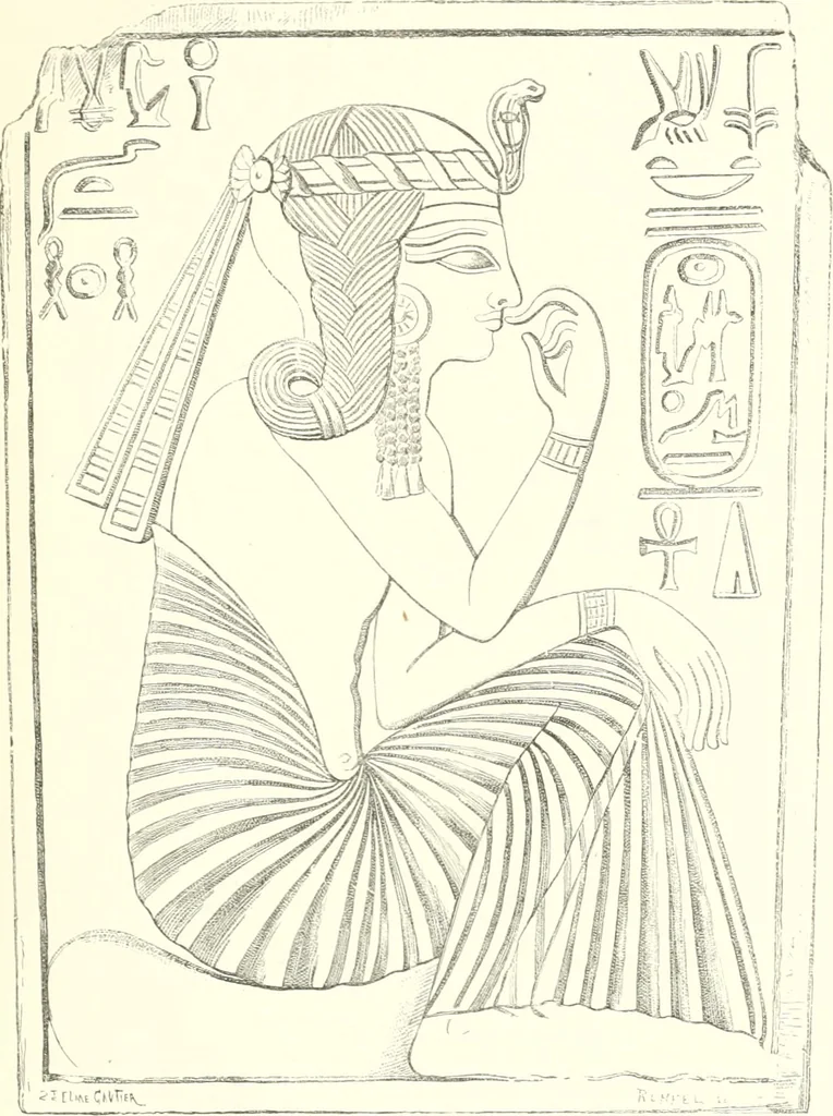 An illustration from A history of art in ancient Egypt, 1883, leaf 284