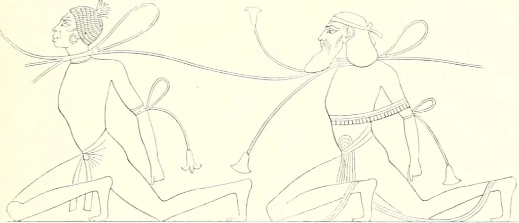 An illustration from A history of art in ancient Egypt, 1883, leaf 286