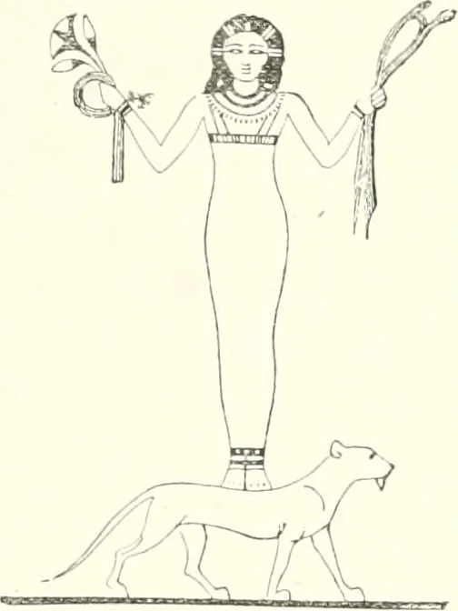 An illustration from A history of art in ancient Egypt, 1883, leaf 292