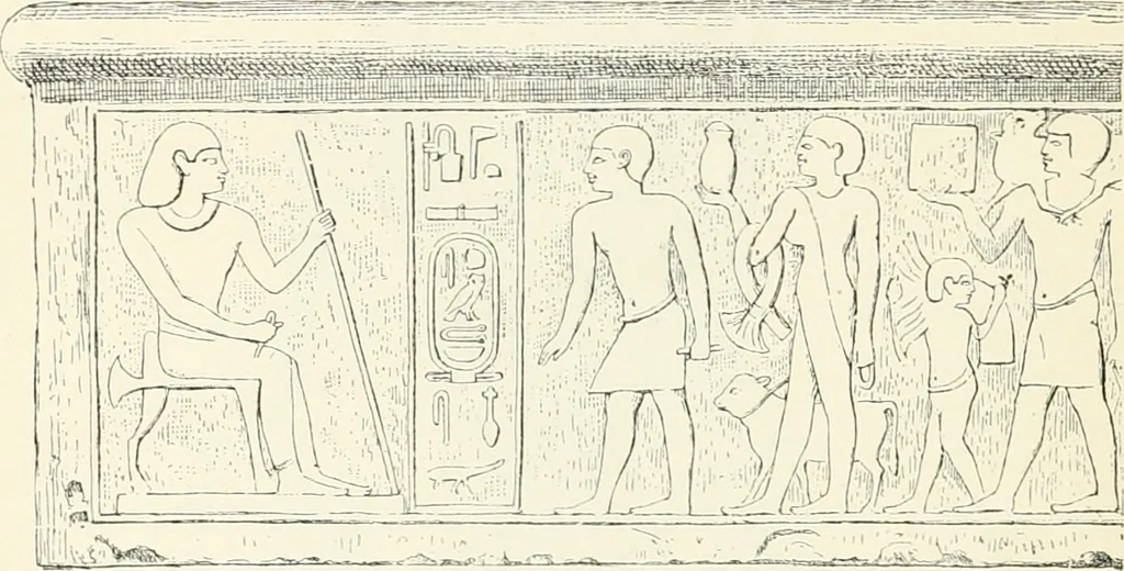 An illustration from A history of art in ancient Egypt, 1883, leaf 299