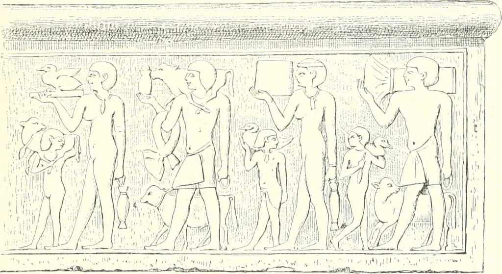 An illustration from A history of art in ancient Egypt, 1883, leaf 300
