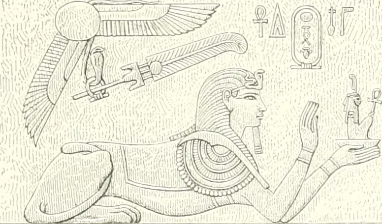 An illustration from A history of art in ancient Egypt, 1883, leaf 312