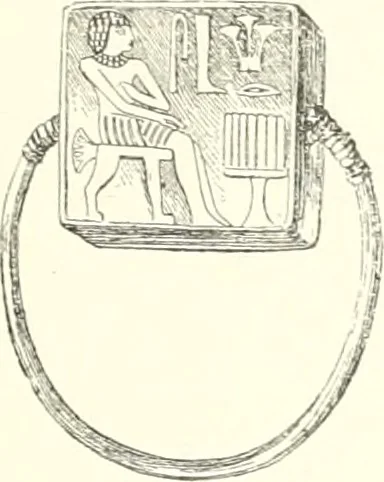 An illustration from A history of art in ancient Egypt, 1883, leaf 318