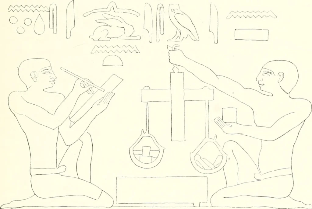 An illustration from A history of art in ancient Egypt, 1883, leaf 324
