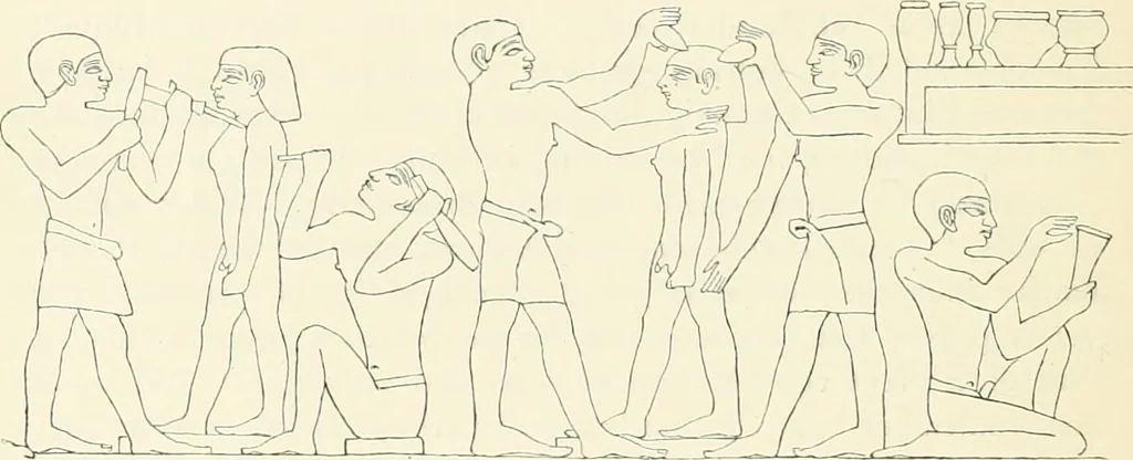 An illustration from A history of art in ancient Egypt, 1883, leaf 335