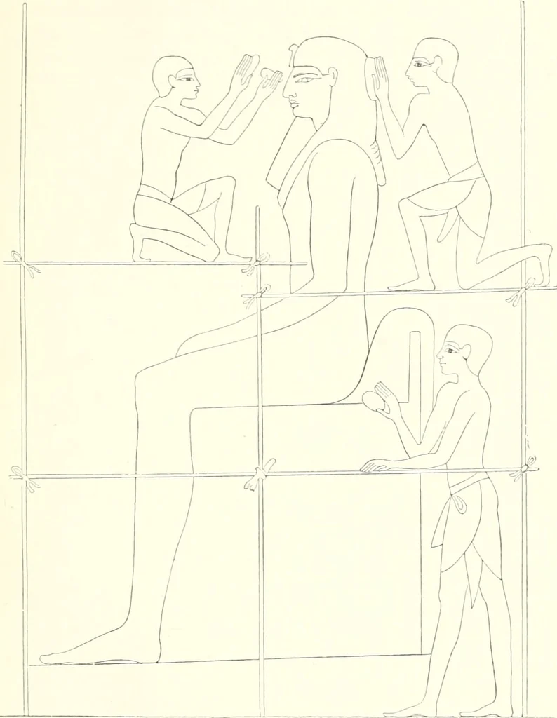 An illustration from A history of art in ancient Egypt, 1883, leaf 338
