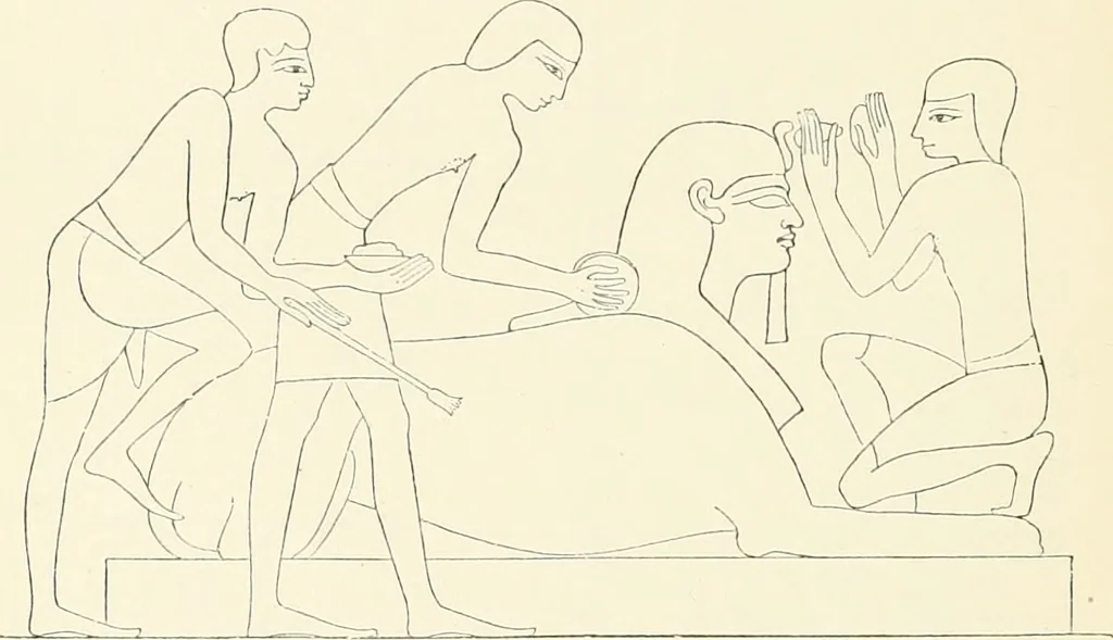 An illustration from A history of art in ancient Egypt, 1883, leaf 339