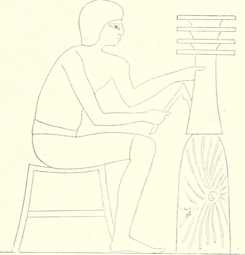 An illustration from A history of art in ancient Egypt, 1883, leaf 340
