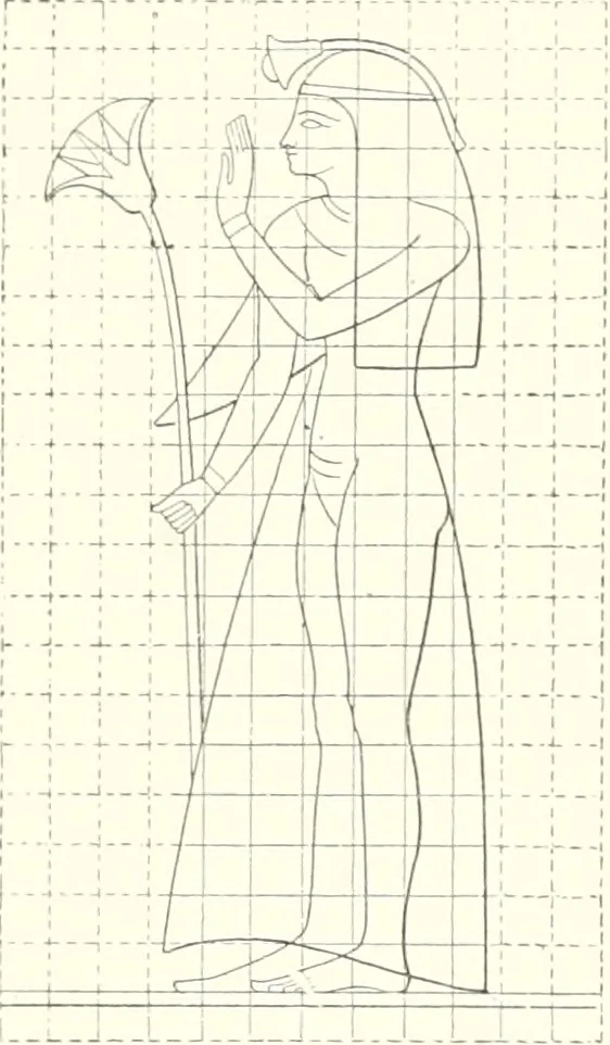 An illustration from A history of art in ancient Egypt, 1883, leaf 350