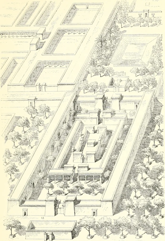 An illustration from A history of art in ancient Egypt, 1883, leaf 36