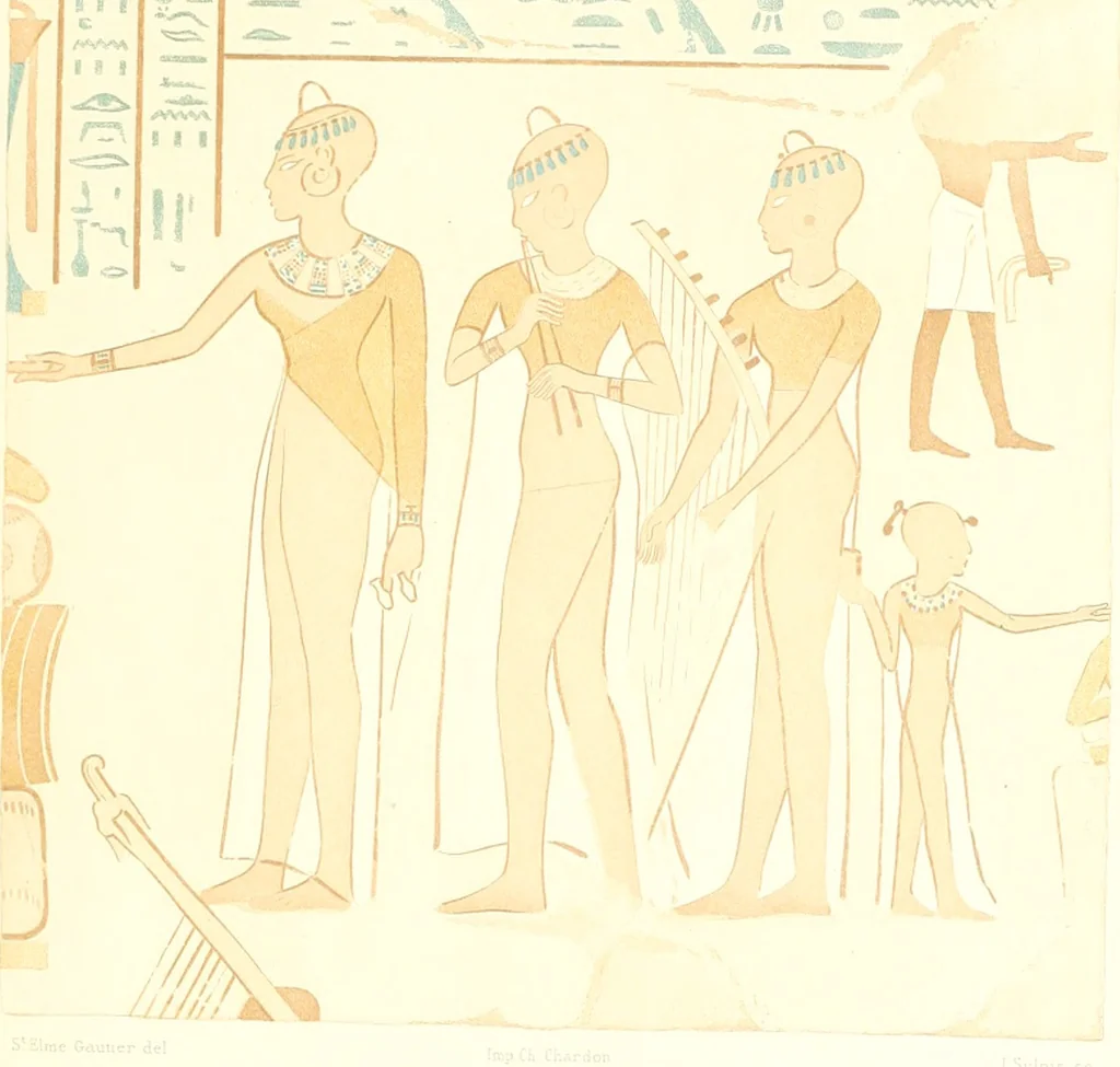 An illustration from A history of art in ancient Egypt, 1883, leaf 364