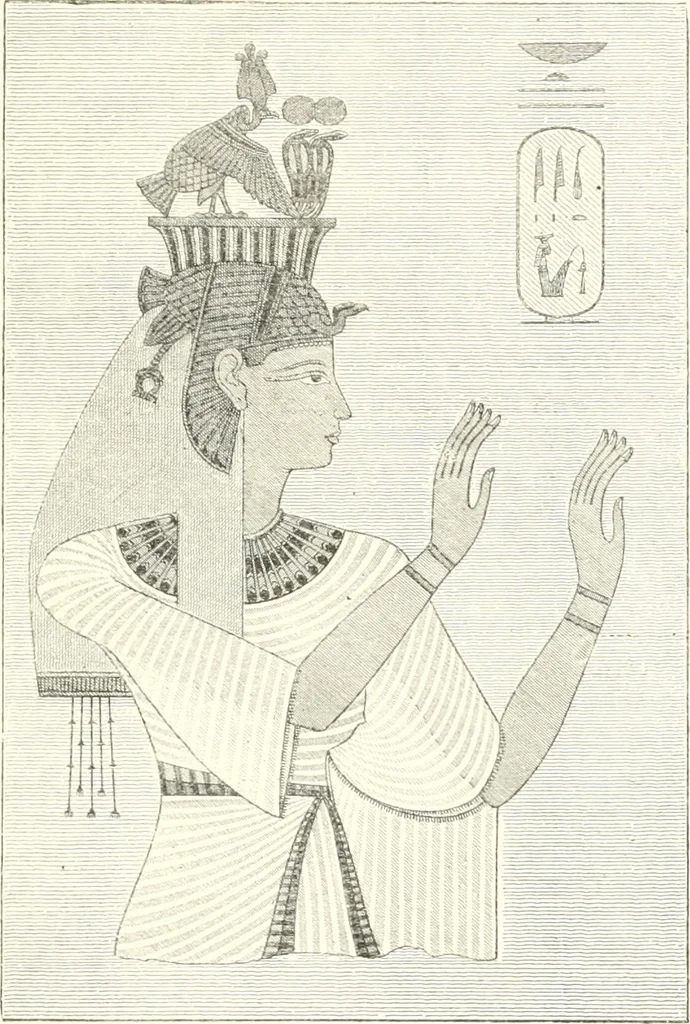 An illustration from A history of art in ancient Egypt, 1883, leaf 370