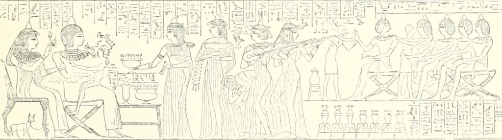 An illustration from A history of art in ancient Egypt, 1883, leaf 374