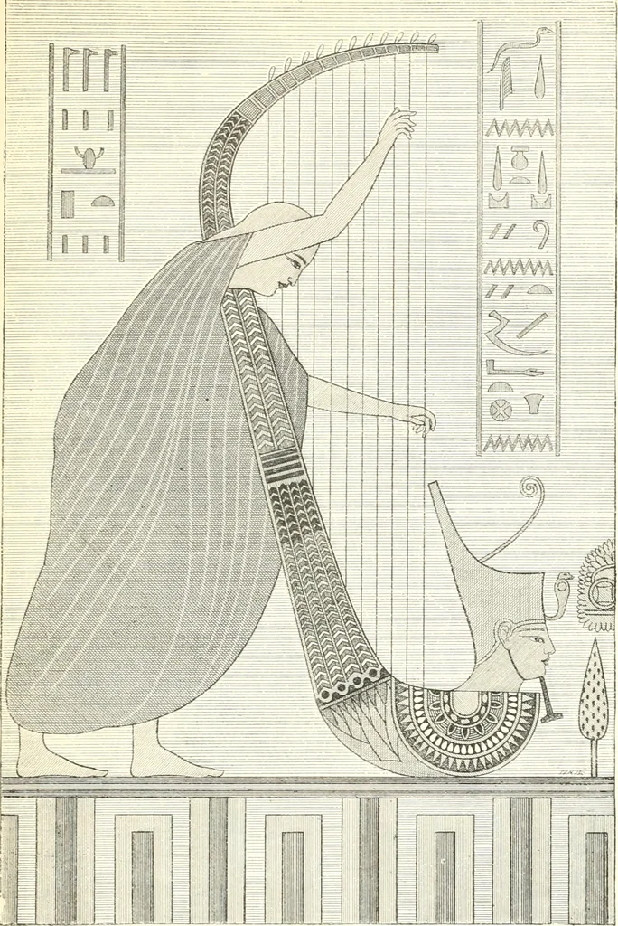 An illustration from A history of art in ancient Egypt, 1883, leaf 376