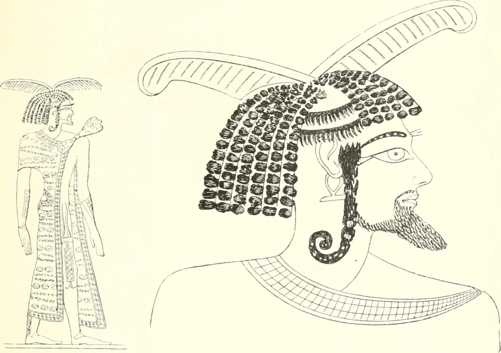 An illustration from A history of art in ancient Egypt, 1883, leaf 378